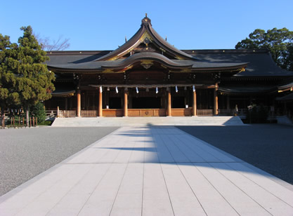 町の景観　「寒川神社」